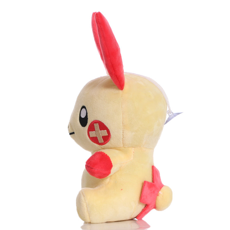 Colorful Pikachu plush toys (approx. 18cm)