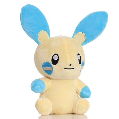 Colorful Pikachu plush toys (approx. 18cm)