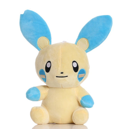 Colorful Pikachu plush toys (approx. 18cm)