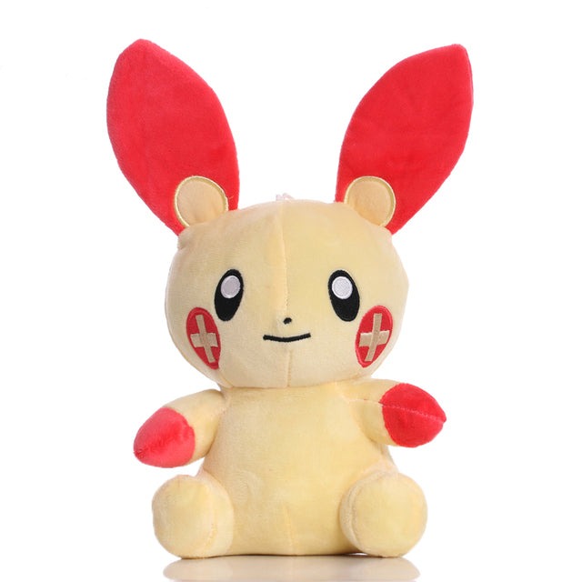Colorful Pikachu plush toys (approx. 18cm)