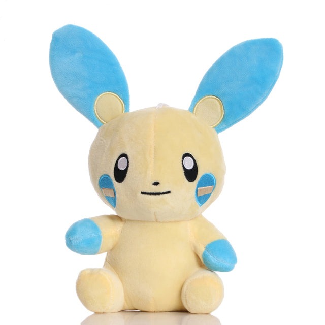 Colorful Pikachu plush toys (approx. 18cm)