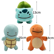 3-piece Pokémon plush figures region collection