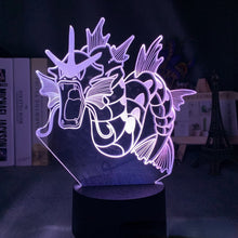Gyarados Gyarados 3D LED 야간 조명 포켓몬 램프