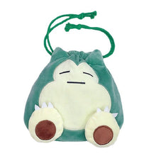 Fluffy Snorlax Relaxo pouch bag