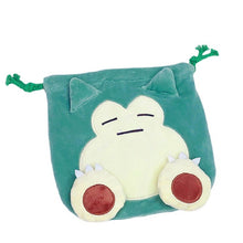 Fluffy Snorlax Relaxo pouch bag