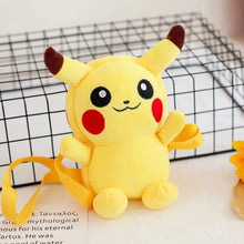 Bulbasaur Bulbasaur, Pikachu, Enton, Charmander Plush Small Bag Backpack