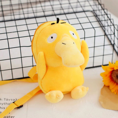 Bulbasaur Bulbasaur, Pikachu, Enton, Charmander Plush Small Bag Backpack