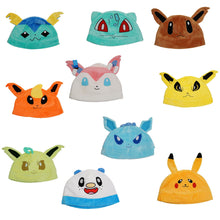 Eevee developments, Bulbasaur and others cosplay hats