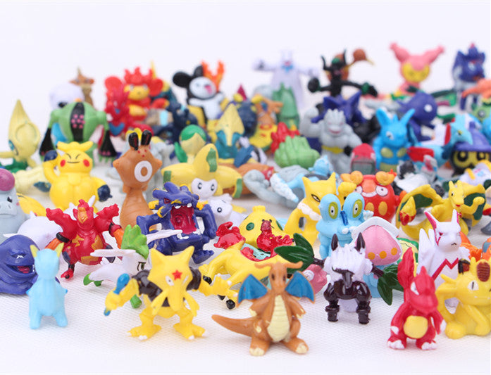144 Pokeball Pokemon Figures (random selection)