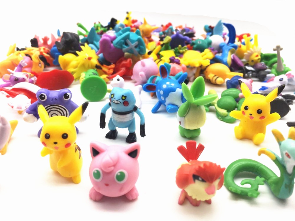 24 pcs. Pokemon Pocket Monster Pokeball figures