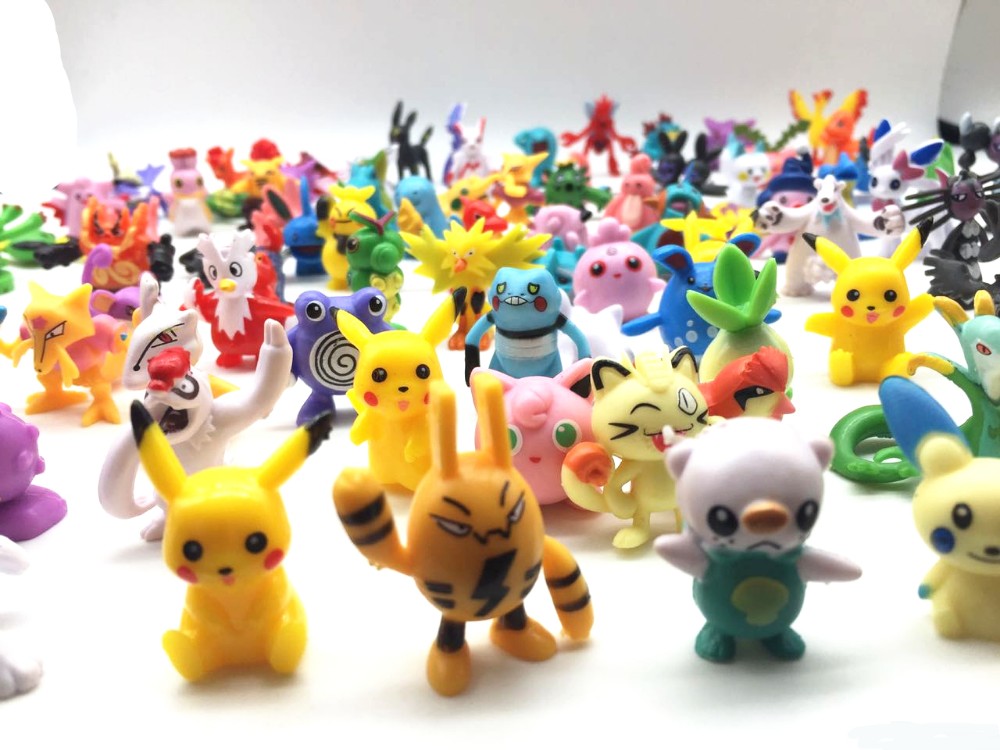 24 pcs. Pokemon Pocket Monster Pokeball figures