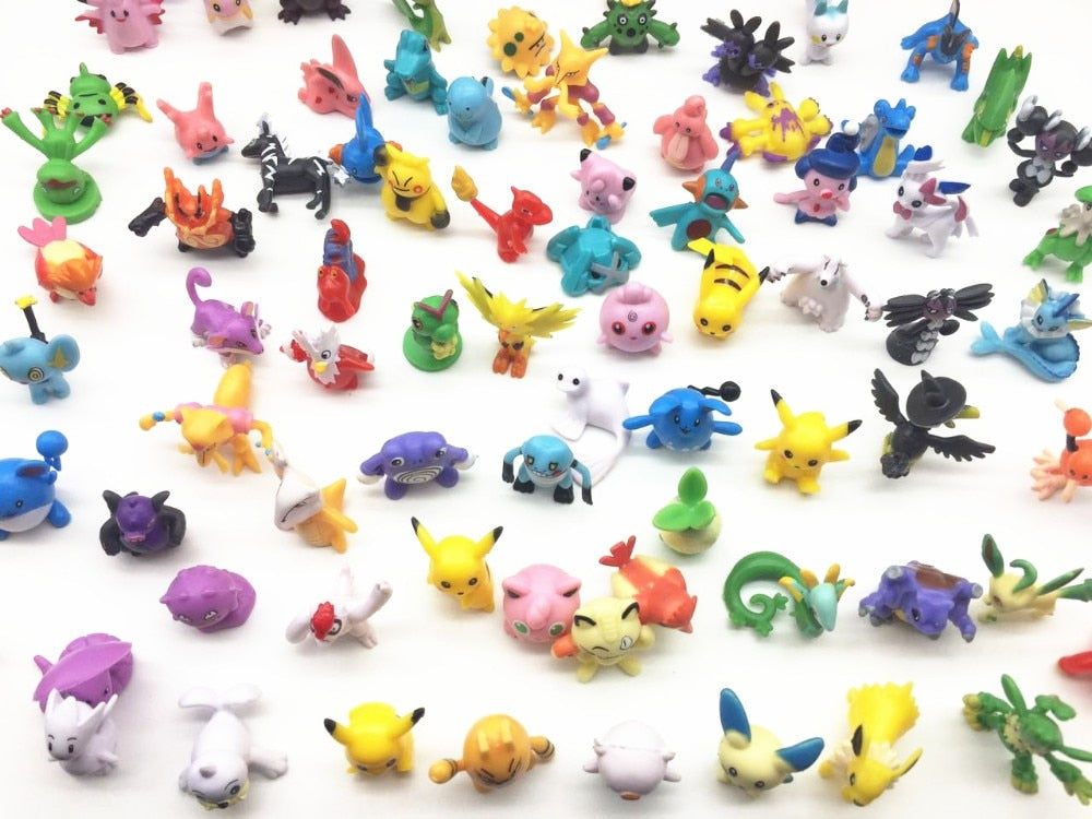 24 pcs. Pokemon Pocket Monster Pokeball figures