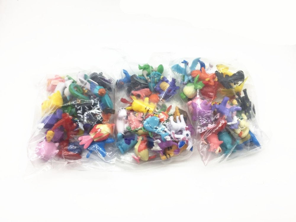 24 pcs. Pokemon Pocket Monster Pokeball figures