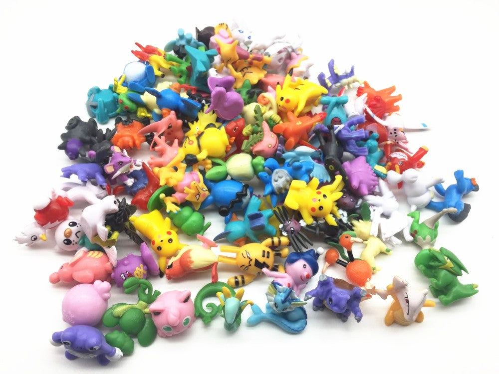24 pcs. Pokemon Pocket Monster Pokeball figures