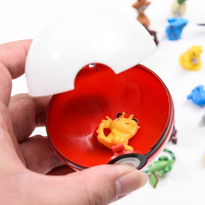 1x pokeball (approx. 7cm) with figure - different pokeballs to choose from