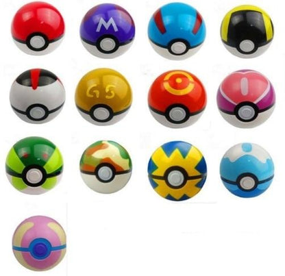 1x pokeball (approx. 7cm) with figure - different pokeballs to choose from