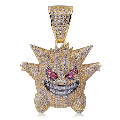 Gengar Pokemon Hip Hop Necklace