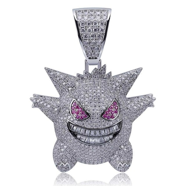 Gengar Pokemon Hip Hop Necklace
