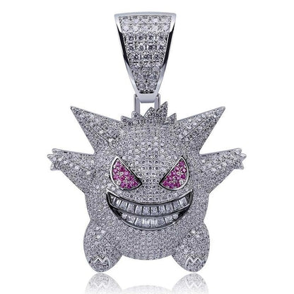 Gengar Pokemon Hip Hop Necklace