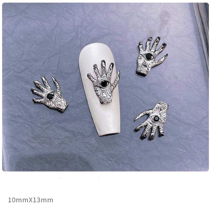 Gothastic 3D Gothic Halloween Nail Charms – Pack of 10