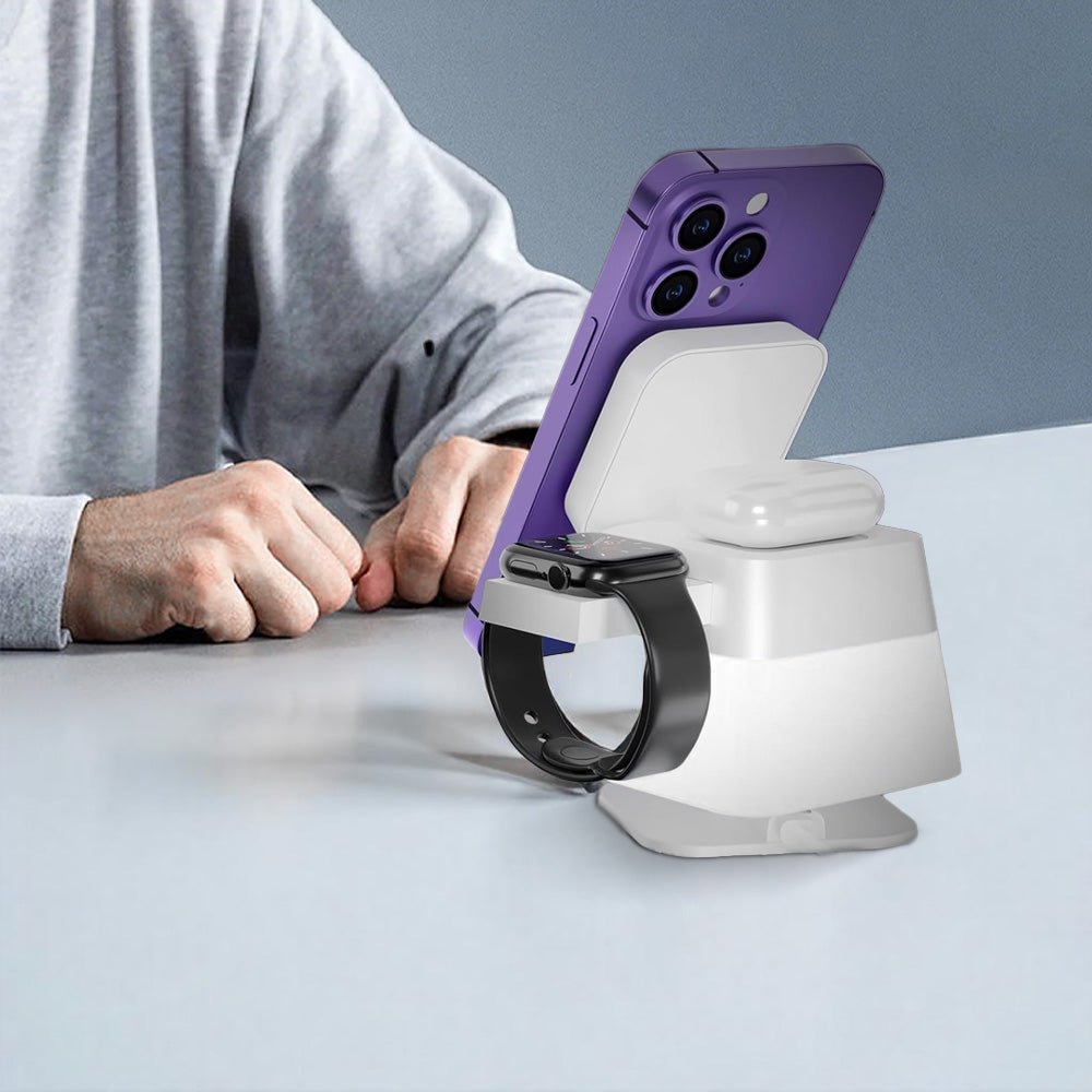 QuantumDock 4 in 1 Wireless MagSafe Charger