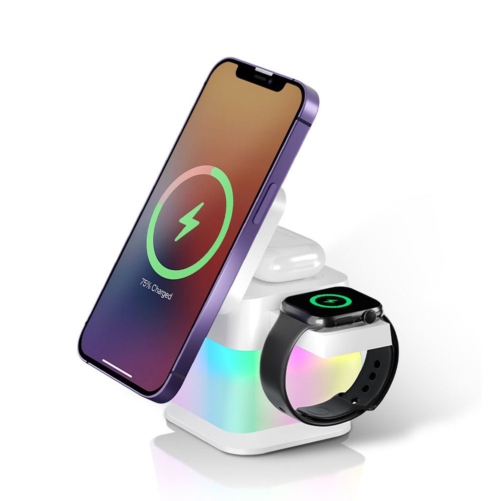 QuantumDock 4 in 1 Wireless MagSafe Charger