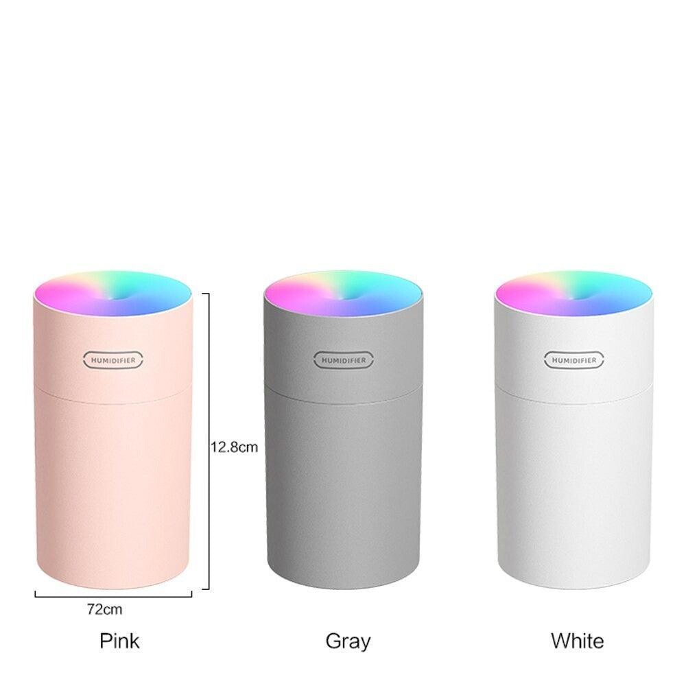 LED Lights Ultrasonic Air Humidifier With Mist And USB Port
