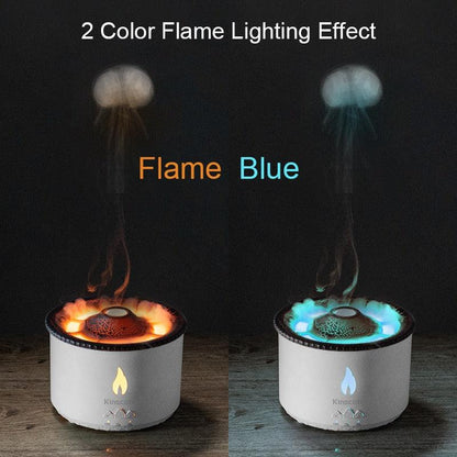 Volcanic Flame Aroma Diffuser – Quiet and Efficient Humidifier