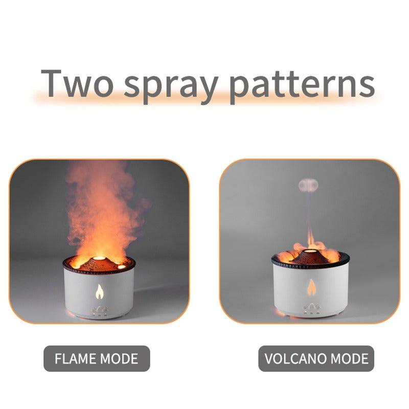 Volcanic Flame Aroma Diffuser – Quiet and Efficient Humidifier