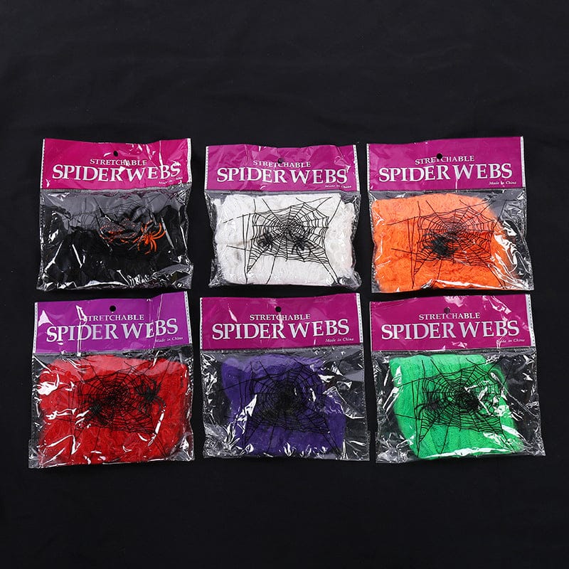 Webovers Halloween Super Stretch Spider Web