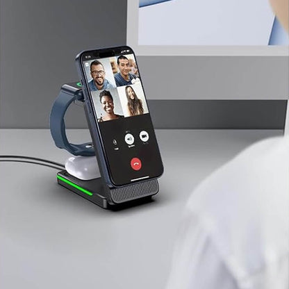 Zyflex 접이식 3 in 1 MagSafe 충전기 