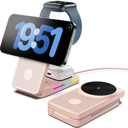 Zyflex 접이식 3 in 1 MagSafe 충전기 