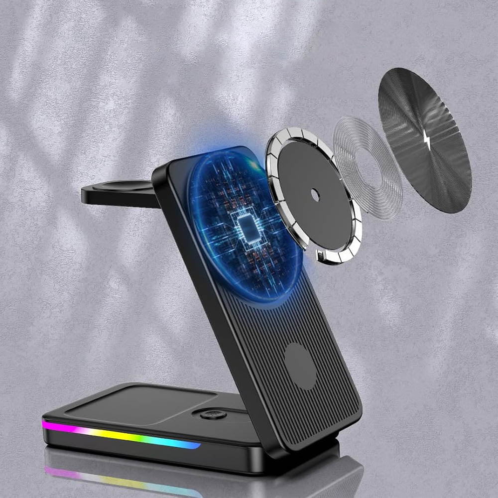 Zyflex 접이식 3 in 1 MagSafe 충전기 