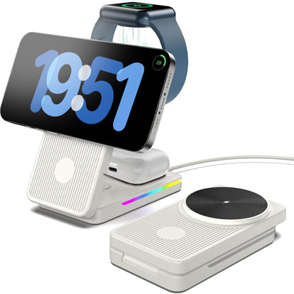 Zyflex 접이식 3 in 1 MagSafe 충전기 